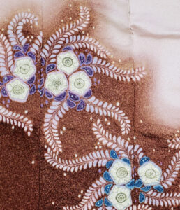 初代久保田一竹　作品　訪問着